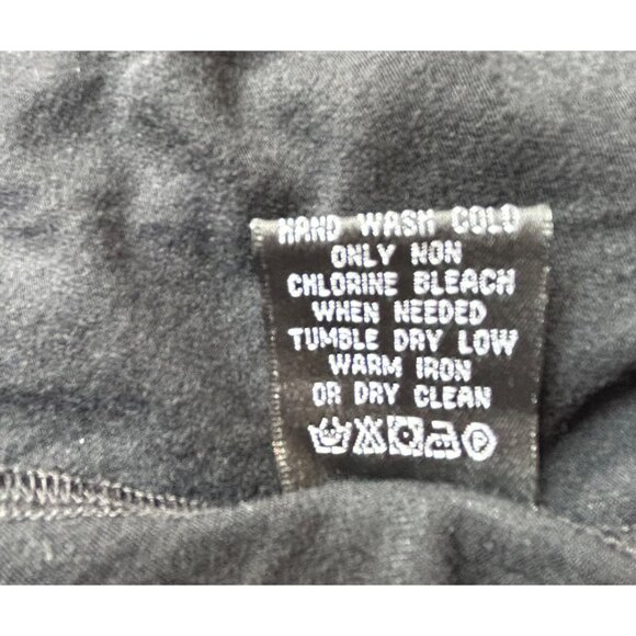 VTG Womens M Babydoll Top Black Sheer Crochet Studded Fairy Whimsy Goth Witchy - Picture 5 of 11